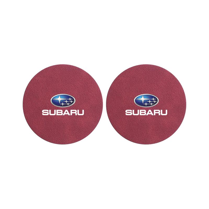 

Новий Килимок-підставка для автомобіля, Слоти для склянок з водою, Нековзкий килимок для Subaru Forester SG5 SH SJ Impreza XV Legacy Outback WRX STI GC8 Tribeca 2pcs червоний