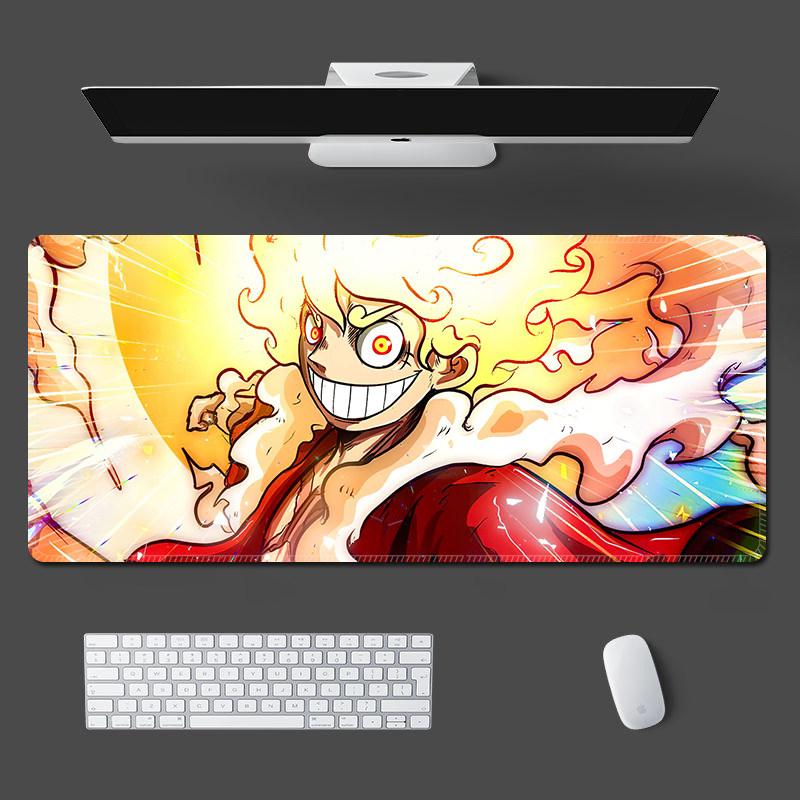 Home Office Non-slip Dirt-resistant Mouse Pad Keyboard Pad High Quality ONE PIECE Mouse Pad Luffy Roronoa Zoro Nami Table Pad