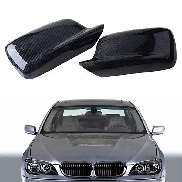 BMW E46 E65 E66 E67 Carbon Fiber Rearview Mirror Covers (Pair)