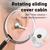 Open Ear Clip Headphones 360° Rotating Case, Wireless Bluetooth 6.0 Earphones Built-in Microphone and Ear Hook Earbuds Comfortable to Wear Headsets