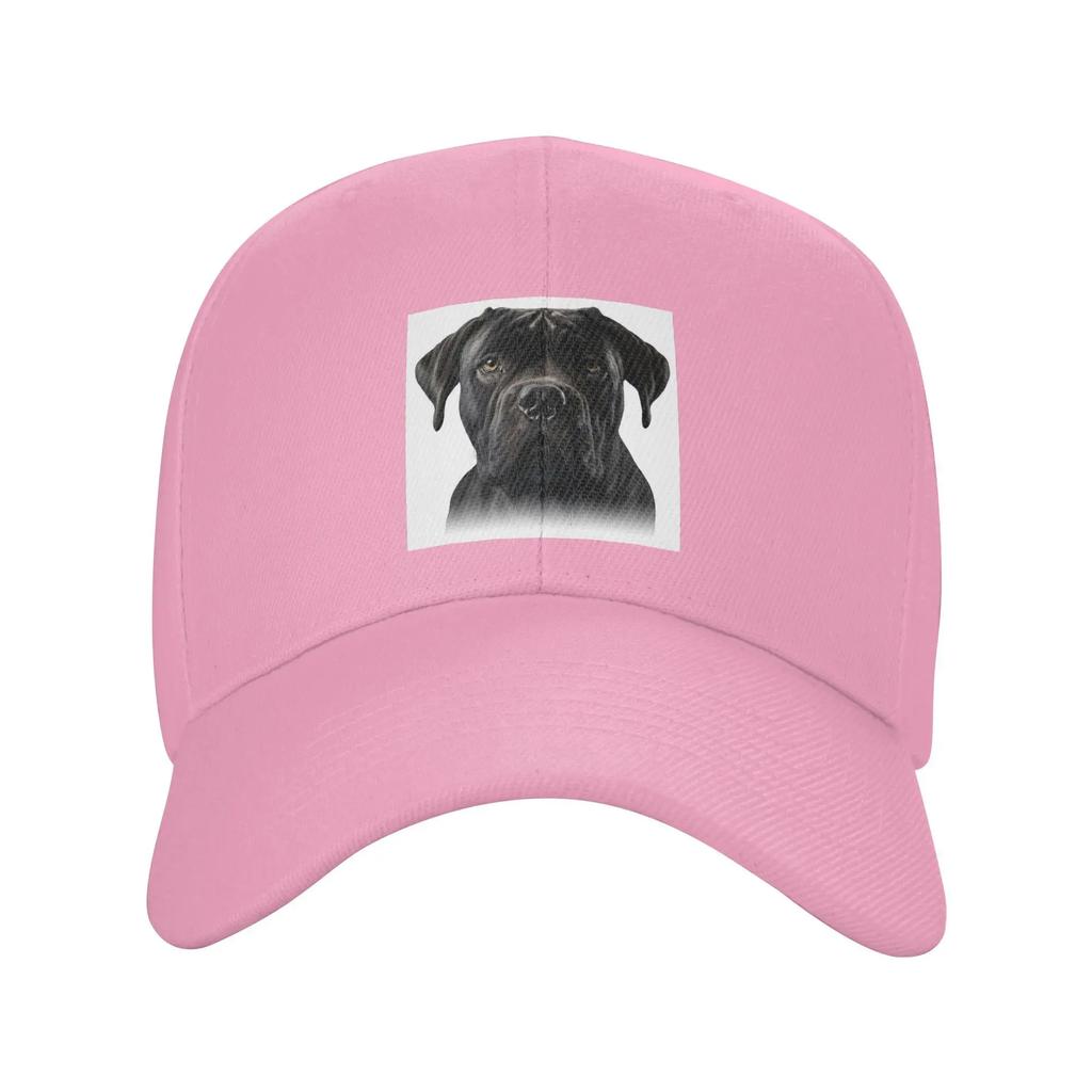 Black cane corso Italian Mastiff Baseball Caps Snapback Fashion Baseball Hats Breathable Casual Casquette Men's And Women's