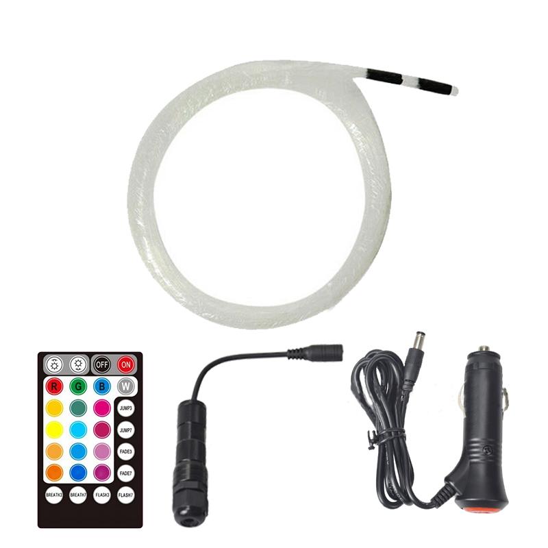 LED Fiber Optic Light RGB Fiber Optic Star Ceiling Kit  DIY Starry Sky Effect Lamp Decorative Home