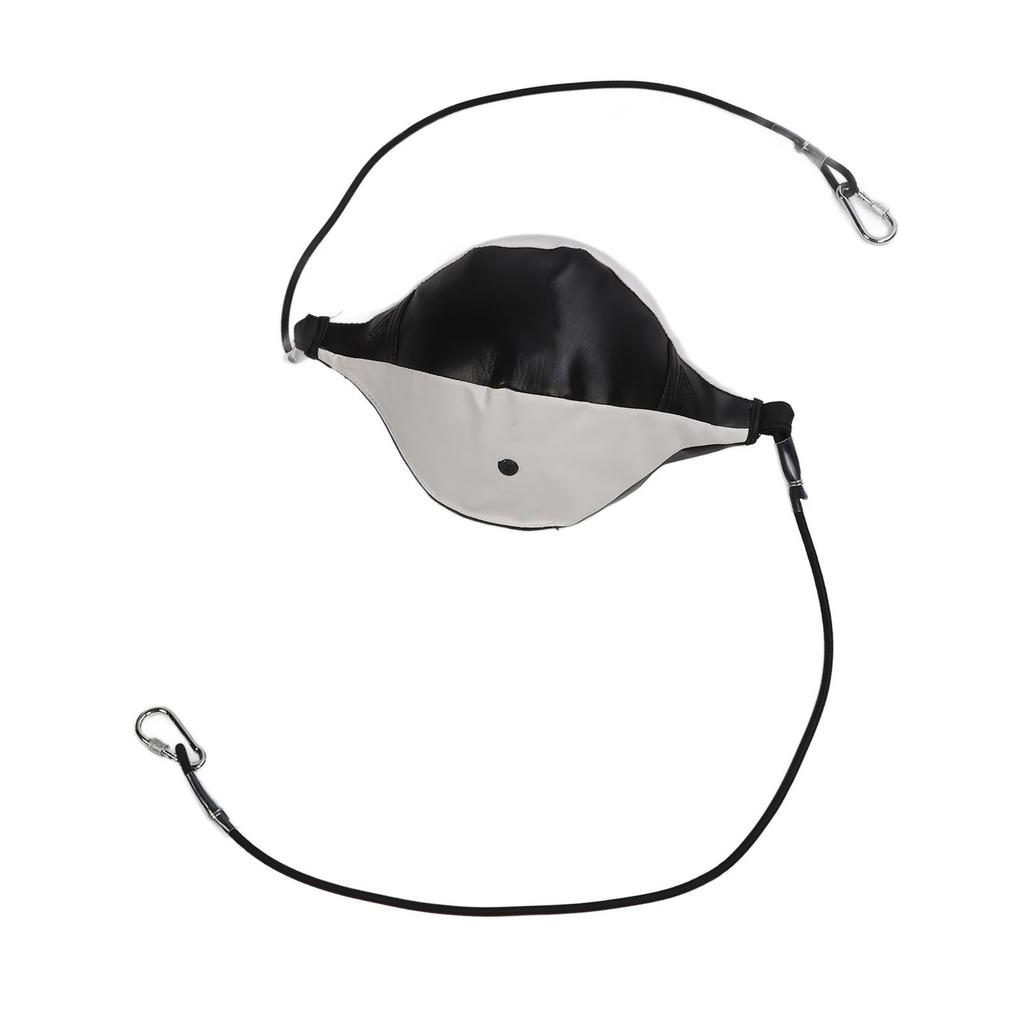 Double End Punching with Cord Inflator PU Leather Enhance Double End Speed Boxing Bag