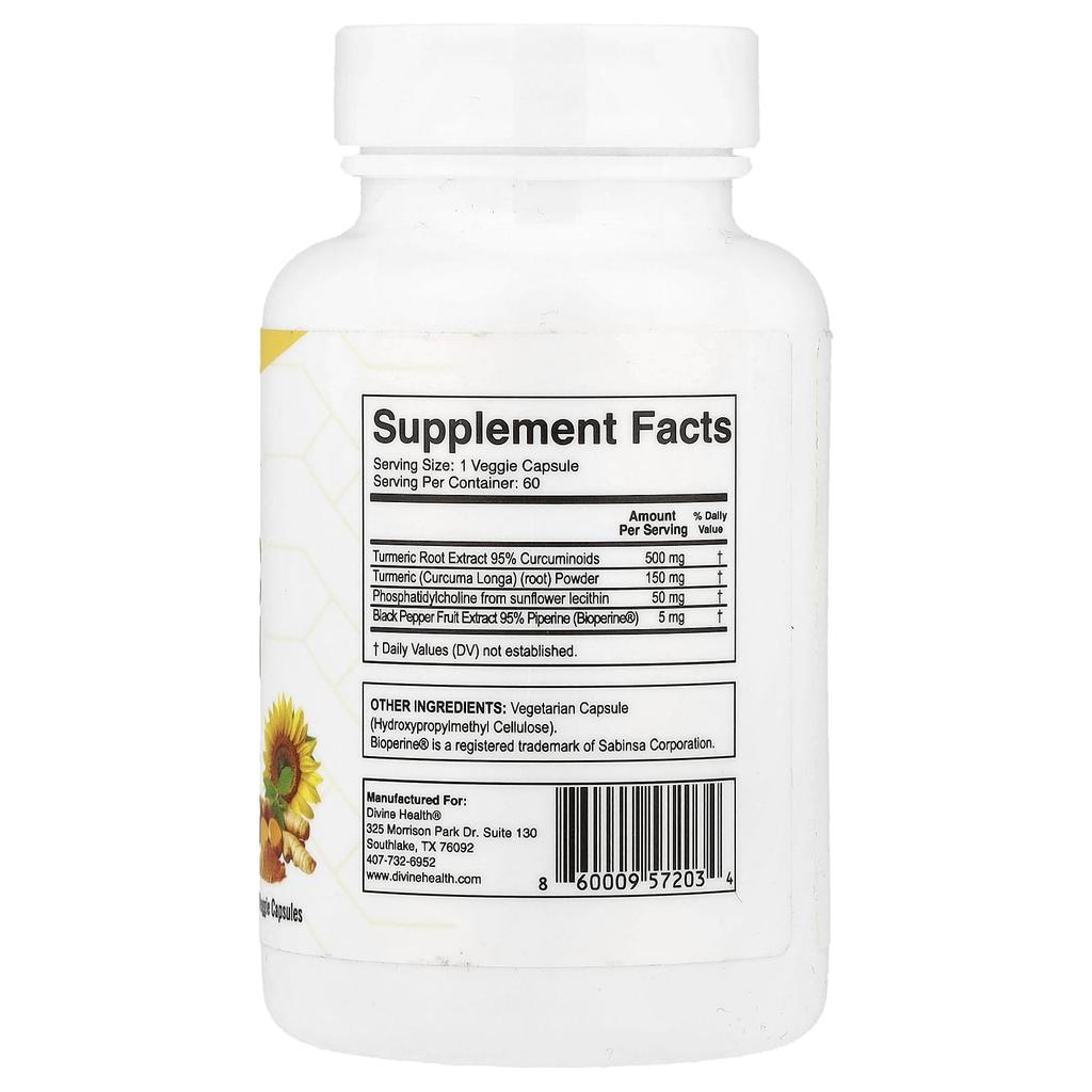Turmeric with Bioperine, High Potency, Veggie Capsules, 120