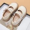 Spring and Autumn New All-match Girls Soft-soled Non-slip Performance Comfortable Leather Shoes