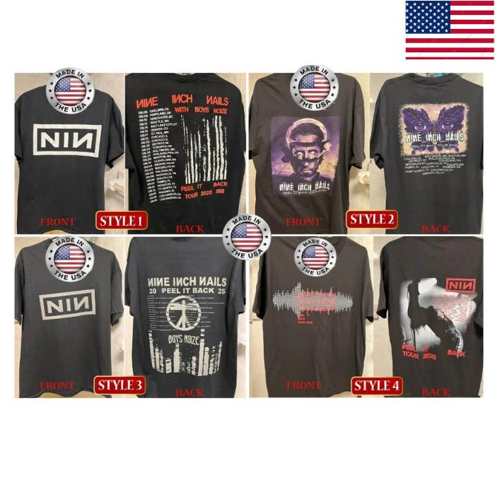 Nine Inch Nails Peel It Back Tour 2025 , REPRINT Unisex T-Shirt M