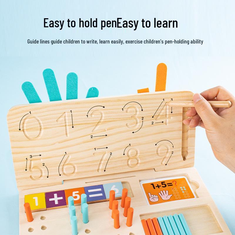 Montessori Math Learning Aids for Kids: Educational Toys for Addition & Subtraction