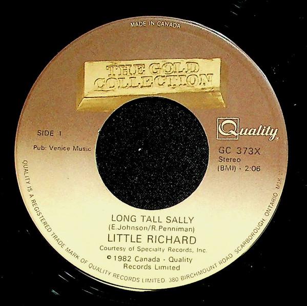 7-дюймовая пластинка LITTLE RICHARD Tutti Frutti Long Tall Sally GC373X Качество 1982 Канада Рок Б/у