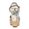 Alpargata De Cuña Para Mujer. Montevita Flowercu 104984
