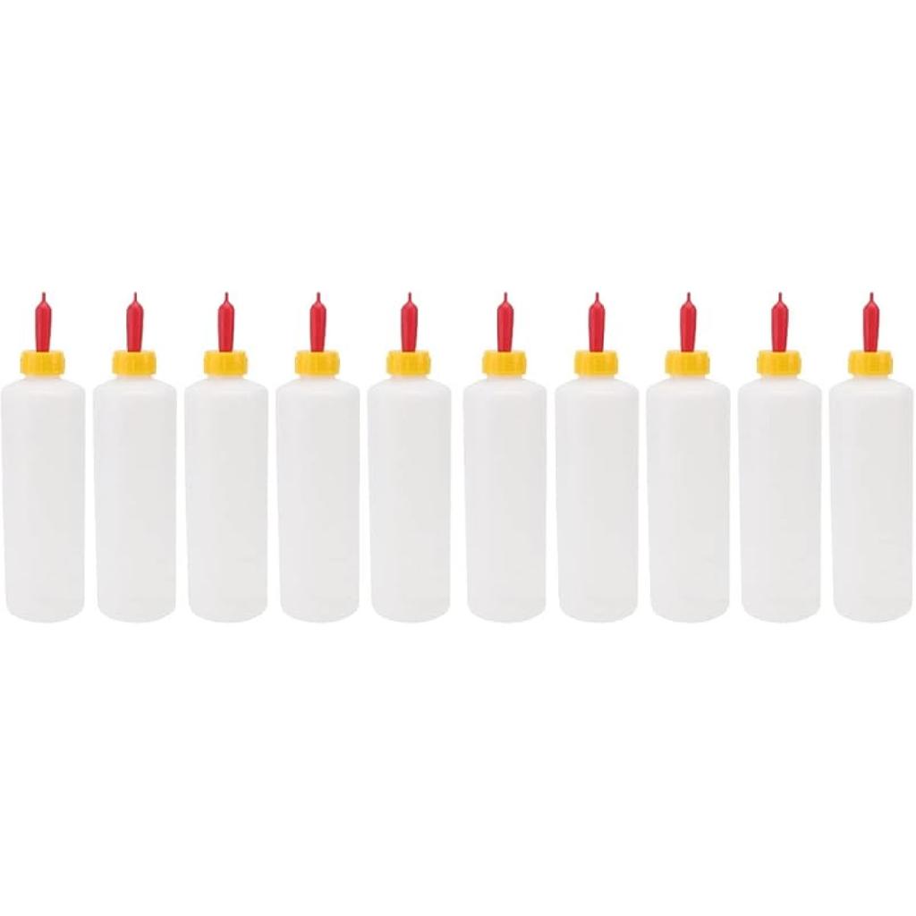 Goat Nipple and Bottles Set, 5 Sets Small Animal Milk Drink Pritchard Nipple for Goats 400 Ml Lamb Nursing Bottles Feeding Bottle Kit for Feeding