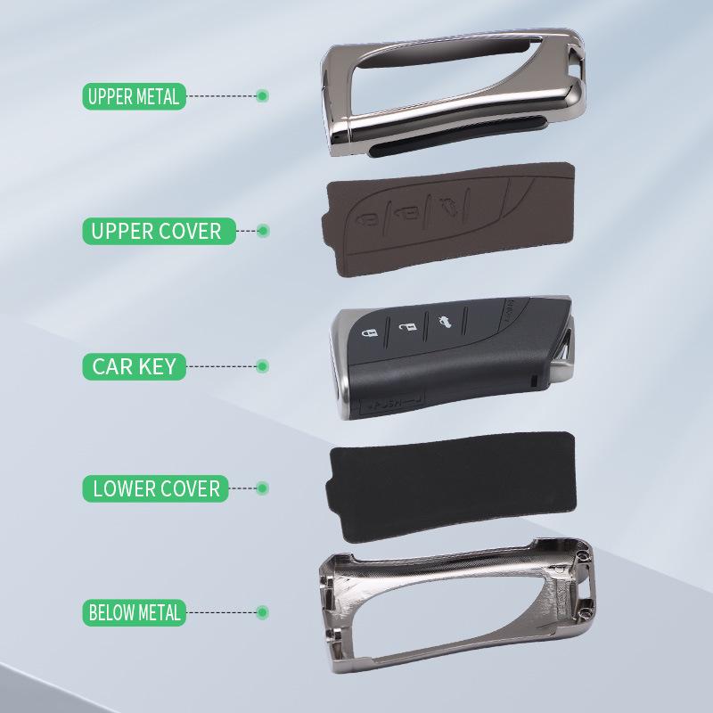 2024 Lexus ES200/ES300h Key Case for Lingzhi NX260/RX350h/UX - Men's Buckle Shell