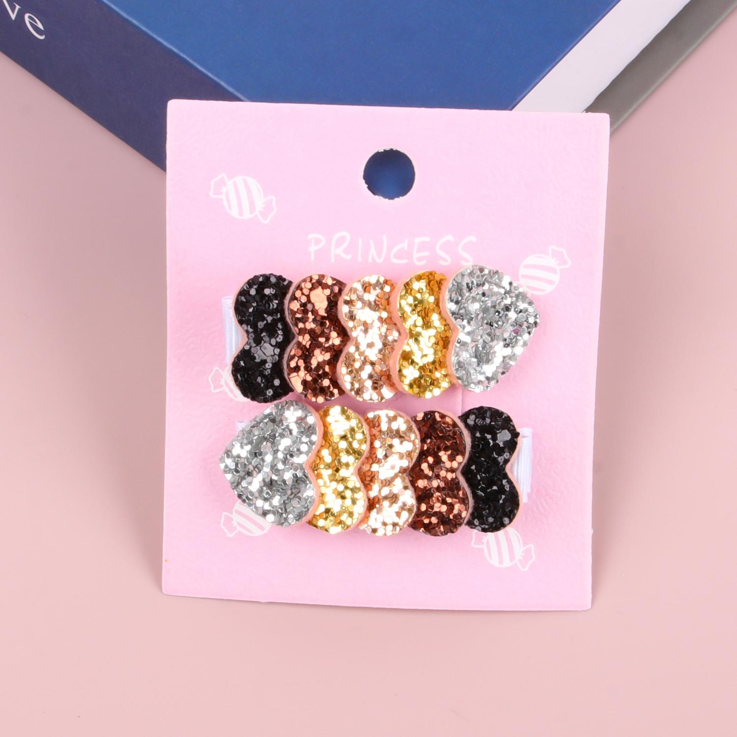 

2 шт./набор Милые заколки для волос в виде звездочек для девочек, Детские мини-заколки для волос в виде милых сердечек, Заколки-клипсы, Детские аксессуары для волос для девочек