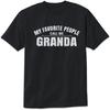 Boring Dog My Favorite People Call Me Granda T-Shirt Design Tee Short Sleeve Unisex Shirt, Black #1, XX-Large