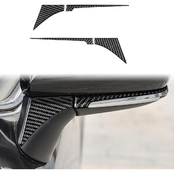 for Toyota Camry 2025-2026 Accessories A-Pillar Window Trim 2PC | Real Carbon Fiber, for Toyota Camry 2025 2026, Interior Trim Cover, Soft Thick
