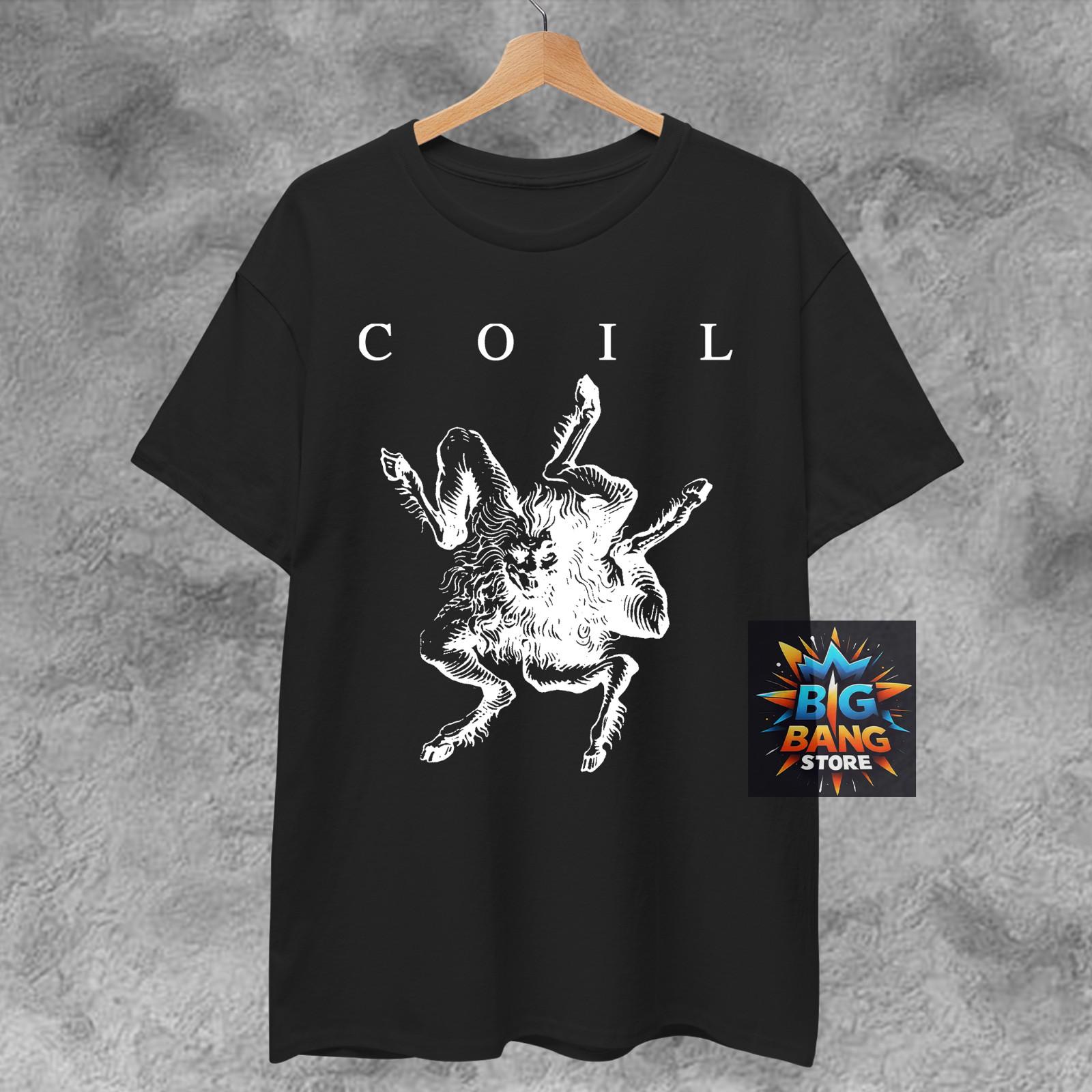 COIL Chaostrophy Рубашка skinny puppy industrial goth death in june aphex twin Футболка Унисекс Футболка L