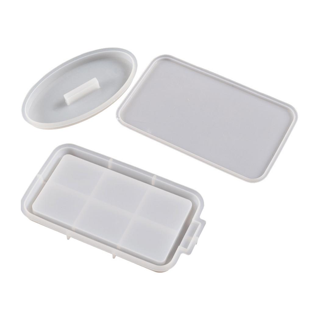 Silicone Picture Frame Moulds Clay Molds Epoxy Resin Mold Photo Frame Mould DIY Hand-Making Accessories for Resin Clay