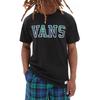 Vans T Shirts Unisex Black Crew Neck Moderate Straight Fit VN0A7S5XBLK