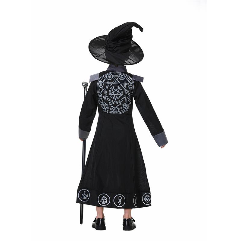 Cosplay Halloween costumes, new robes, magicians, wizards, stage performance costumes, witch parent-child costumes