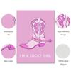 Lucky You Queen Heart Posters and Prints Retro Trendy Aesthetic Funky Wall Art Pictures 70s Style Disco Home Decor Canvas Mural