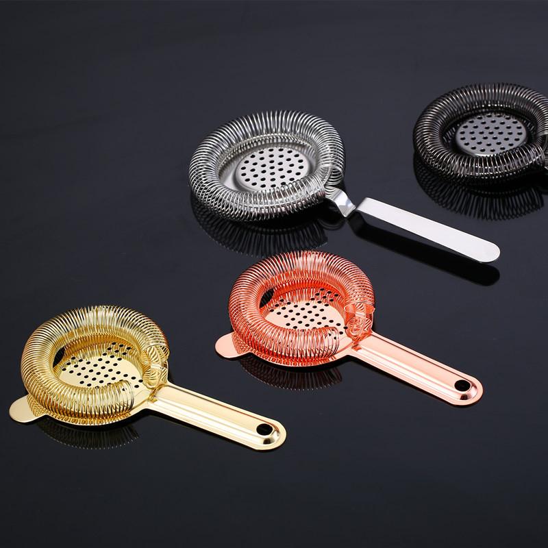 Bar Tool Set Accessories Drink Strainer Bottle Opener Double Side Peg Measurer
