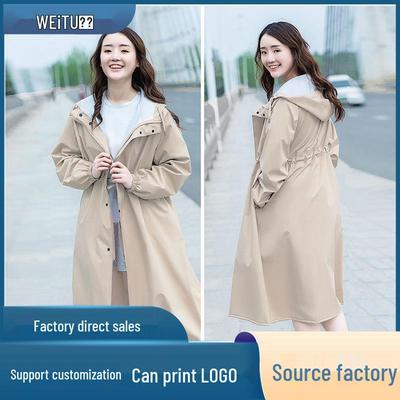 Japanese Women's Waterproof Windbreaker Poncho for Hiking