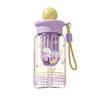 Leak-Proof Cute Pet Plastic Cup with Tea Infuser - Portable Straw Cup for Kids and Students