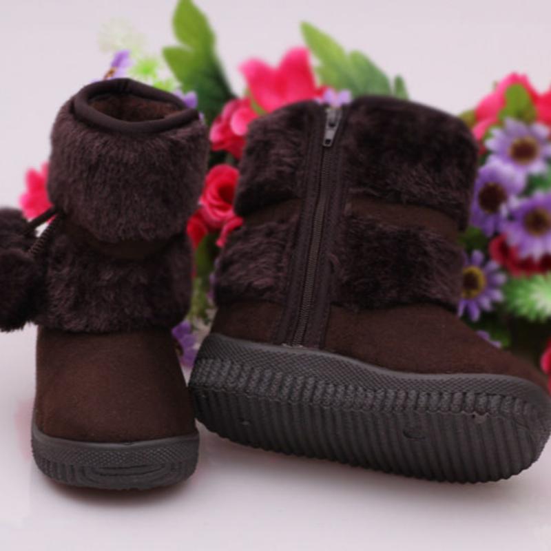 Cizme de zăpadă pentru copii, îngroșate și catifelate, în aer liber, anti-alunecare, moale, calde, cu talpă groasă, din bumbac, pentru băieți și fete