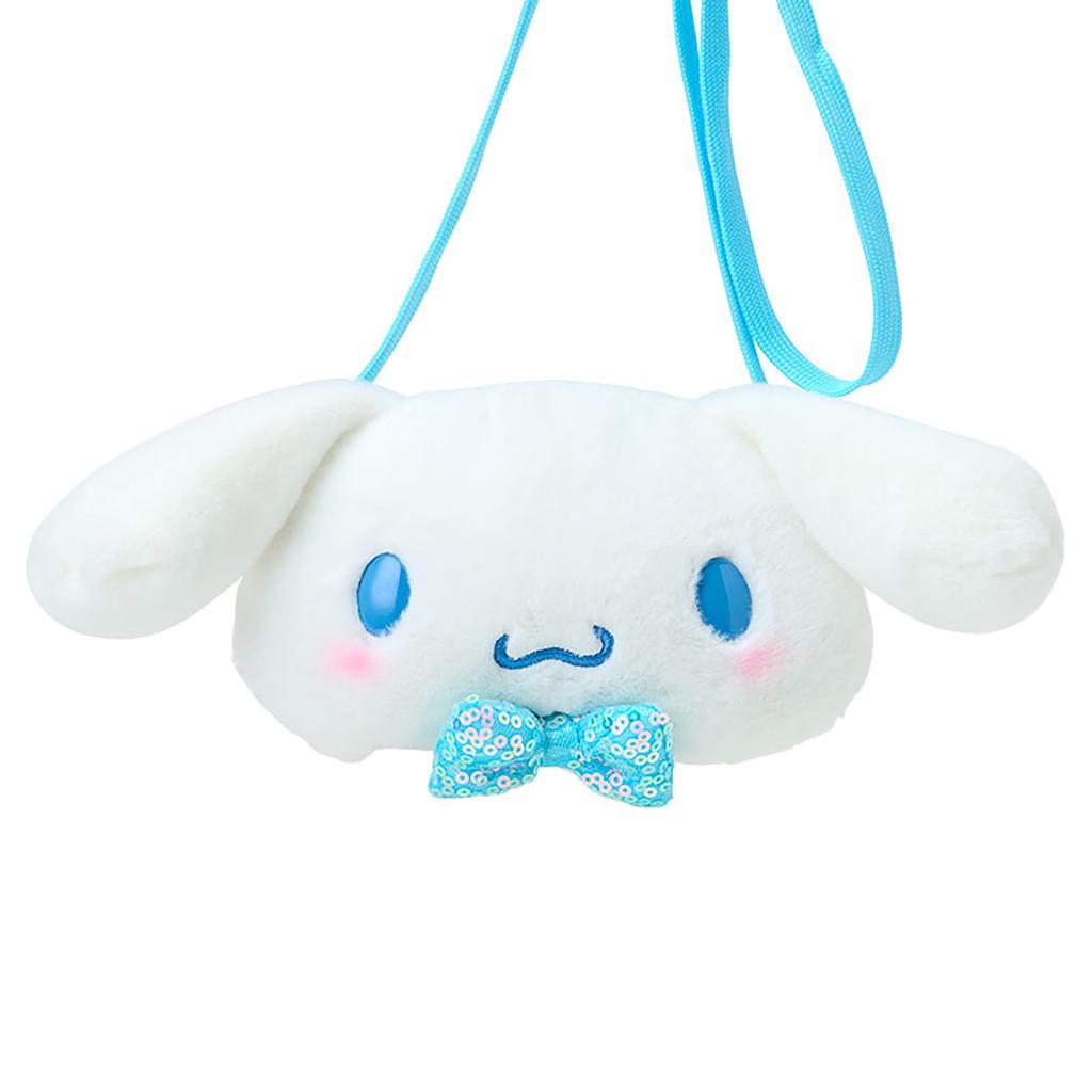 Sanrio Cinnamoroll Neck Coin Case Suitable for ages 3 and up Item 638544 Face-Shaped (Cotton, Polyester, PVC) - - No.