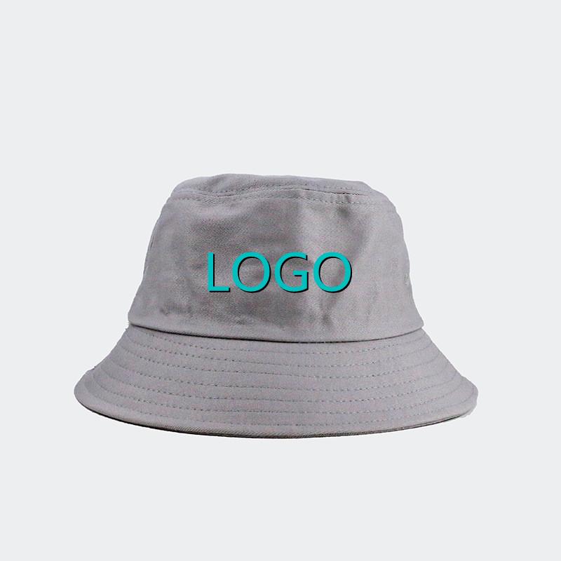 Custom Logo Summer Solid Color Foldable Bucket Hats For Women Beach Sun Cap Outdoor Fisherman Caps Unisex Sunscreen Panama Hat