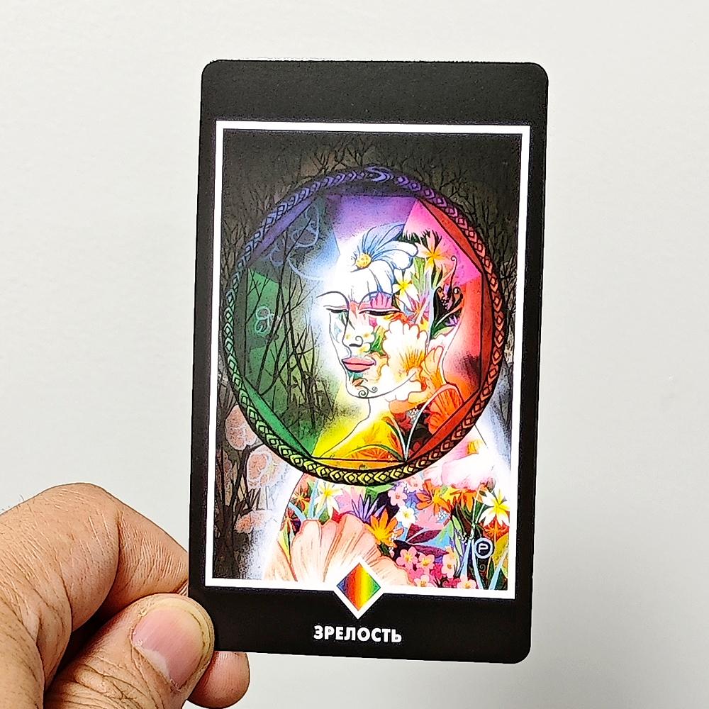 10.3*6cm Osho Zen Tarot Deck: The Transcendental Game of Zen 78 Pcs Tarot Cards In Russian Language