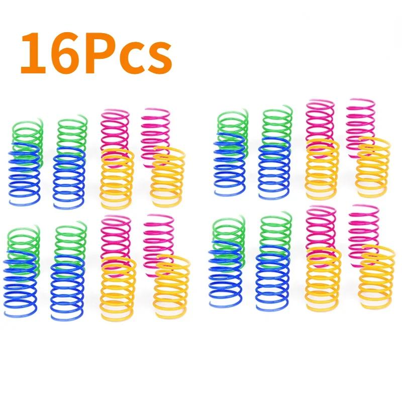 Kitten Coil Coil Spring Cat Toy Interactive Meter Cat Spring Toy Color Spring Cat Pet Toy Pet Products