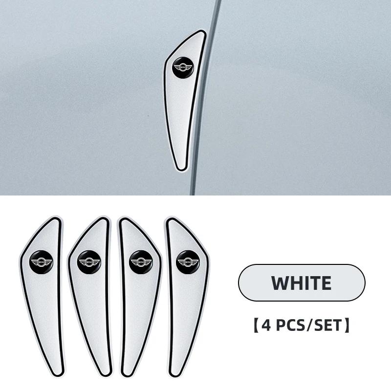 4pcs Car  Bumper Anti-Collision Strip For MINI Cooper JCW Countryman Clubman Cabrio Paceman Coupe Roadster Accessories
