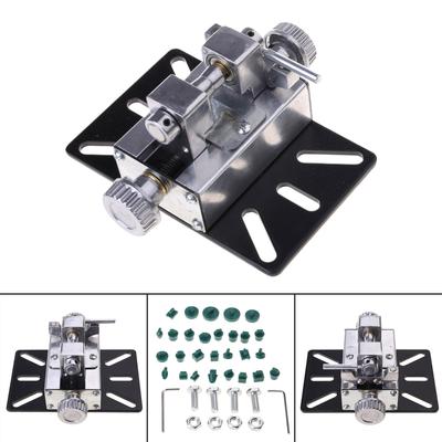 Jewelry Making Drill Set Stepless Holing Machine for Beads and Pearls Bead Punching Holder Aluminum Alloy Drilling Tool