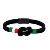 Bracelet European and American Men's Women's Milan Rope National Flag Hand Rope