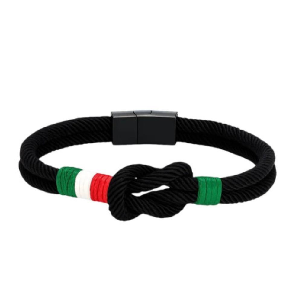 Bracelet European and American Men's Women's Milan Rope National Flag Hand Rope