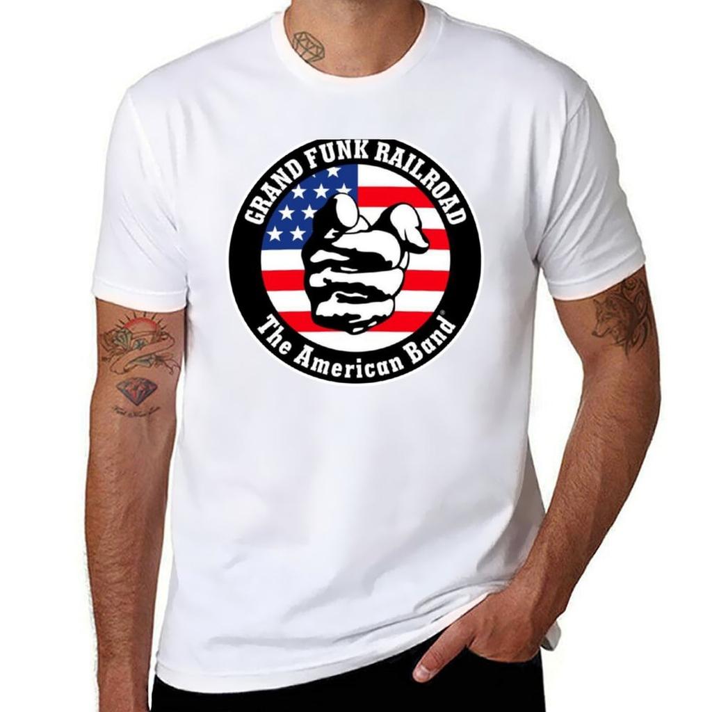 GRAND FUNK RAILROAD T-Shirt T-Shirt Mann schlichte T-Shirts Designer T-Shirt