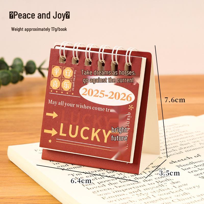 2026 Capybara Desk Calendar: Creative Cartoon Ornament & Student Memo Mini Gift