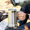 STANLEY Vacuum Mug Silver Beer Mug Beer Mug Vacuum Insulated Stainless Steel Carbonated Cold Insulated Outdoor Dishwasher Safe Warranty Japanese 0.7L