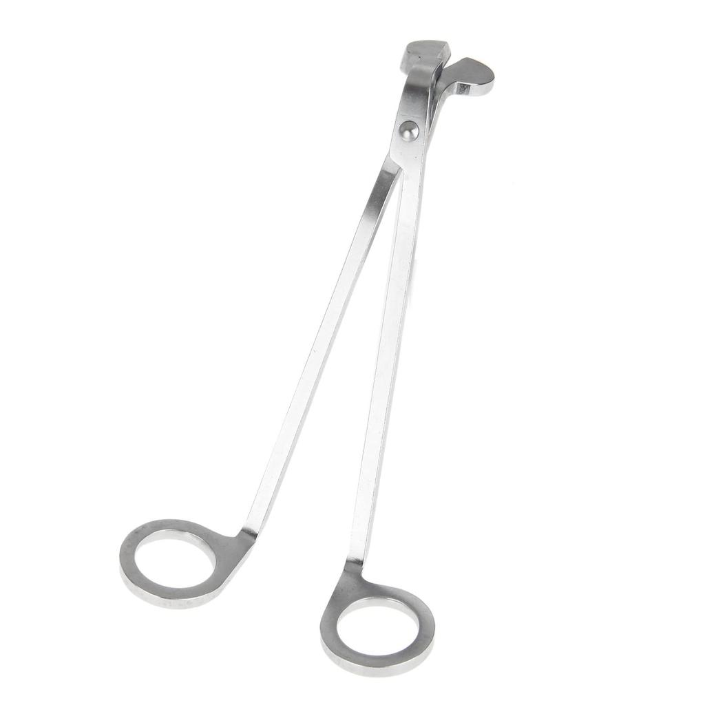 Lemfema Candle Candle Wire Stainless Candle Wire for Buddhist Altars and Home Set Extinguisher, Squeezer, Steel, Trimmer, Use, Silver, 2-Piece