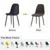 Elastic Shell Chair Cover Stretch Dining Chair Cover Seat Covers Slipcover Furniture Protector Hotel Home Living Room Removable