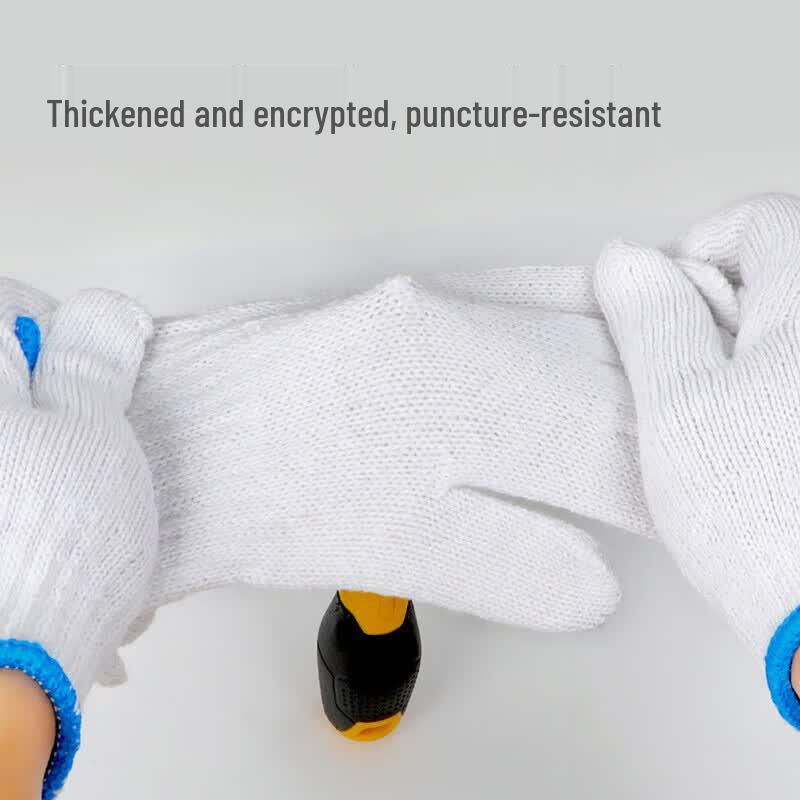 Wanhe Heavy-Duty Industrial Cotton Work Gloves