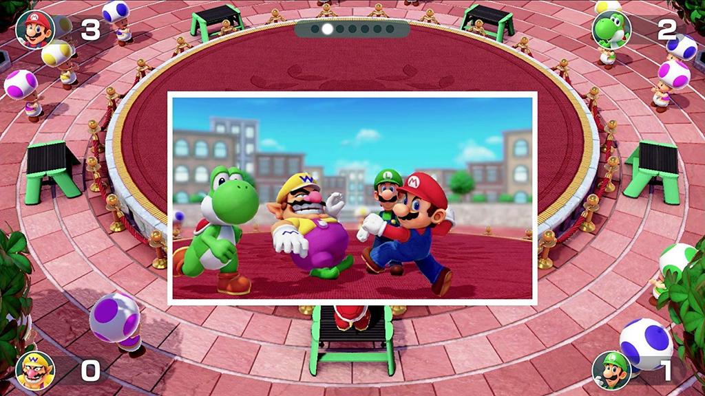 Super Mario Party Switch akryl nøkkelring - (original inkludert)
