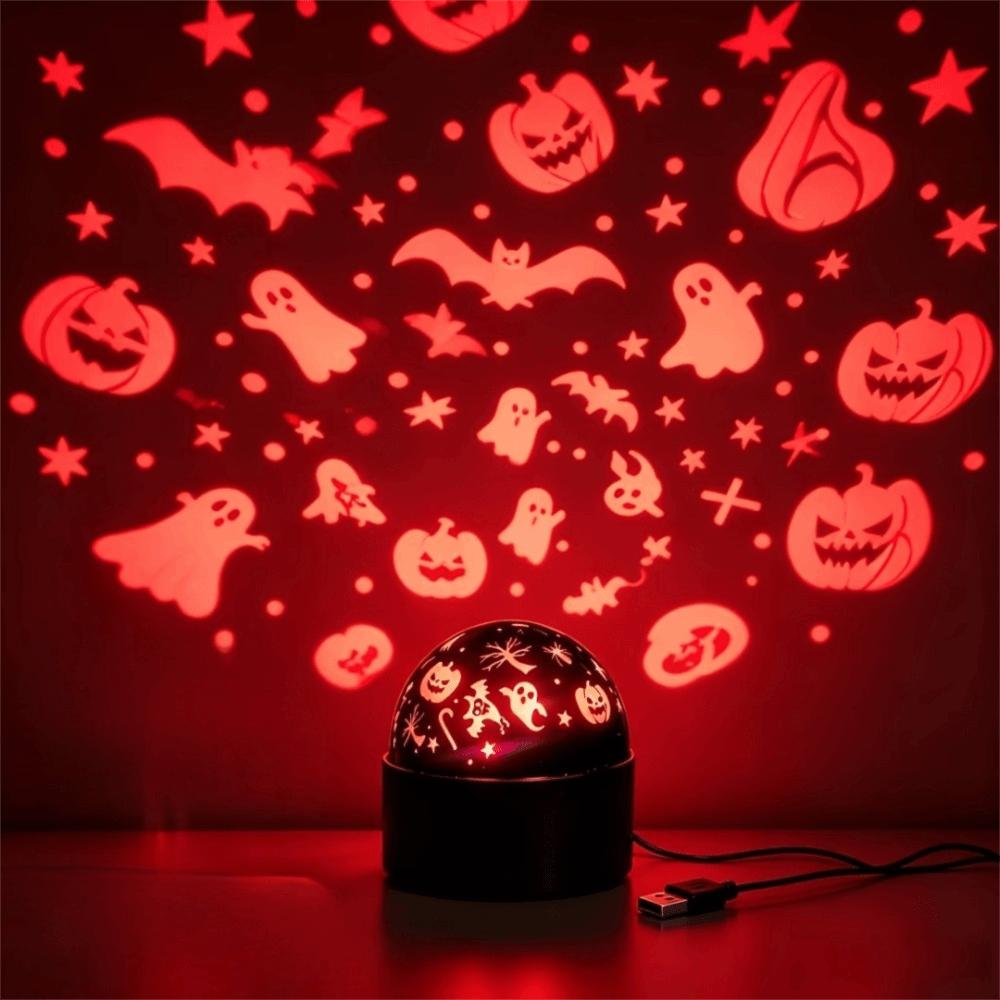Flashing Light Effect Moon Galaxy Projector Light Color-changing Festive Party Mood Lights  Gift