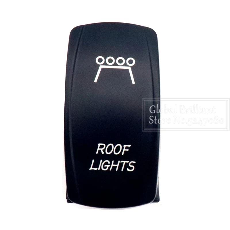 For Car Truck Marine 12V/20A 24V/10A Boat Rocker Switch Toggle 5Pin SPST / 7Pin DPDT ON-Off Switch with LED Light
