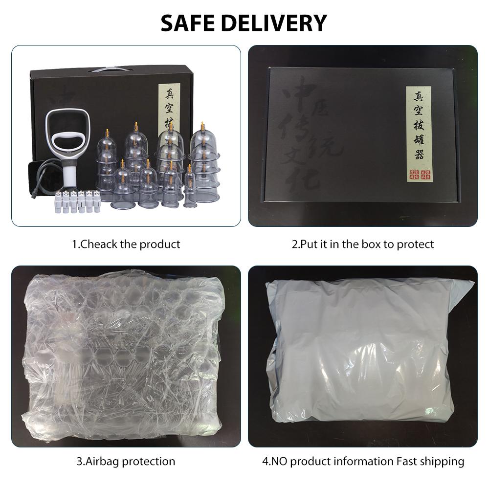 Saugnäpfe Akupunktur Vakuum Massage Gläser Hansol Schröpftherapie Set Kunststoff Gua Sha Schröpfgläser Gesichtsmassagegerät Für Körper