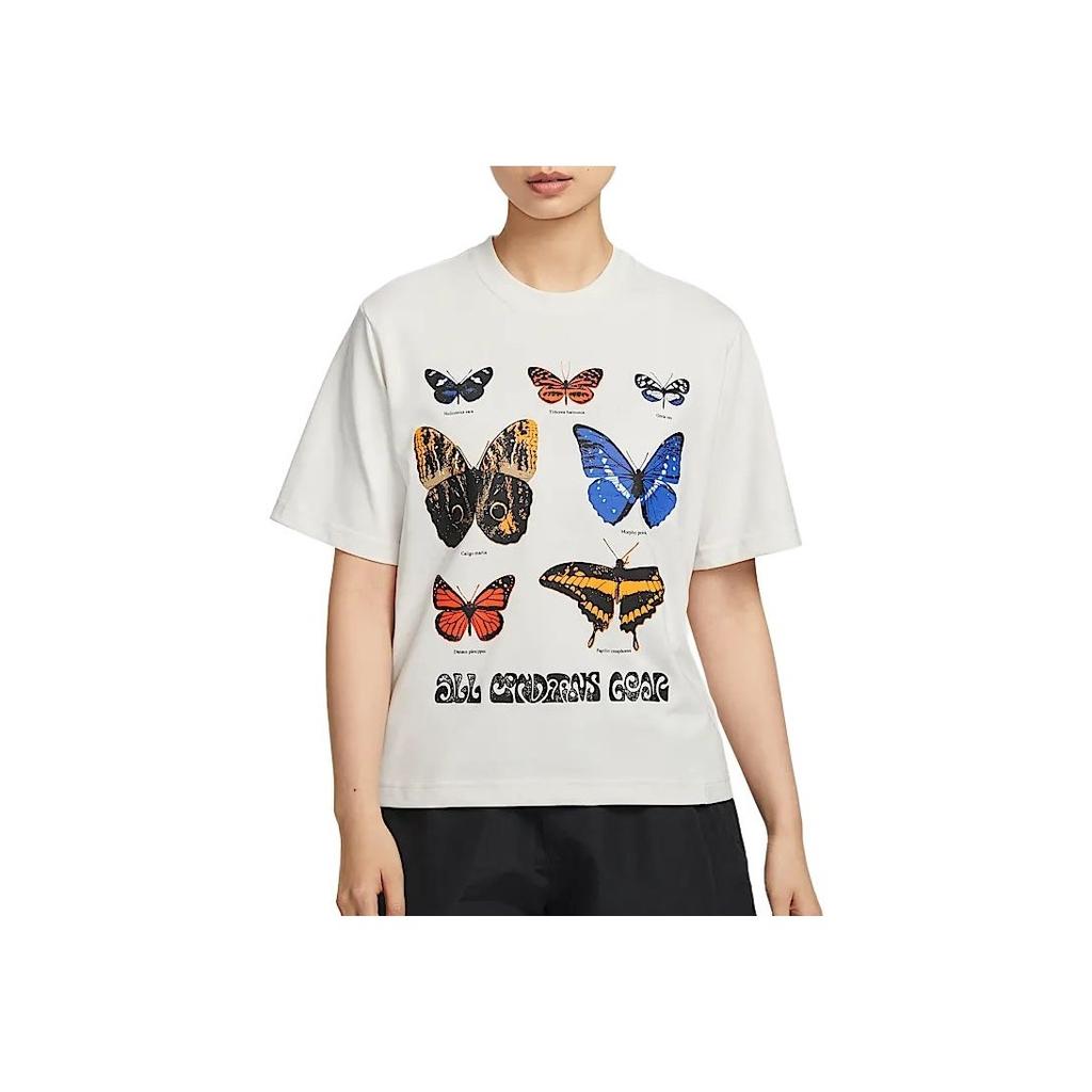 Nike ACG Dri-Fit Casual Comfortable Moisture-Wicking Short Sleeve T-Shirt Women T-Shirts Phantom-Grey White HF9523-030