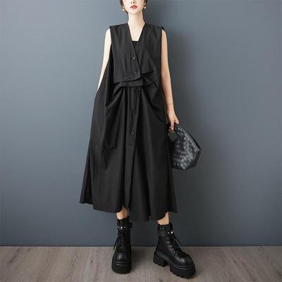 Sleeveless Plus Size Vintage New In Dresses for Women Casual Loose Long Summer Dress