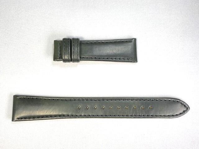 C04C011J0 SEIKO Grand Seiko 19mm Leather Steer for Strap, Leather, Gray, SBGY027G/ 9R31-0AJ0