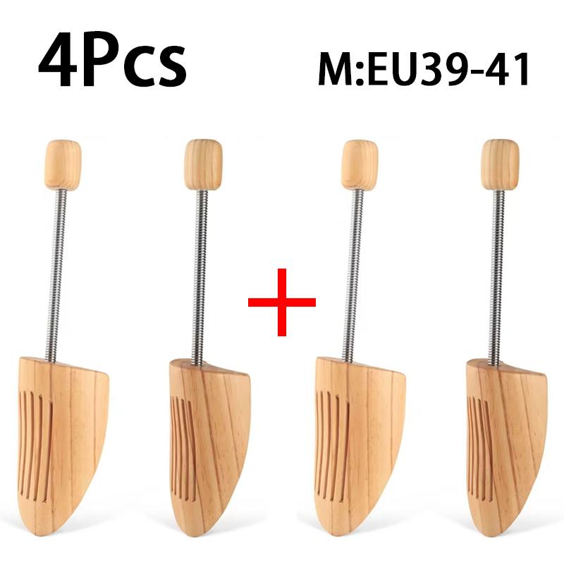 Wooden Shoe Stretcher Men Women Internal Support Shoe Tree Anti Deformation Shoe Trees Shaping Anti Wrinkle Shoe Lasts 2Pcs/4Pcs