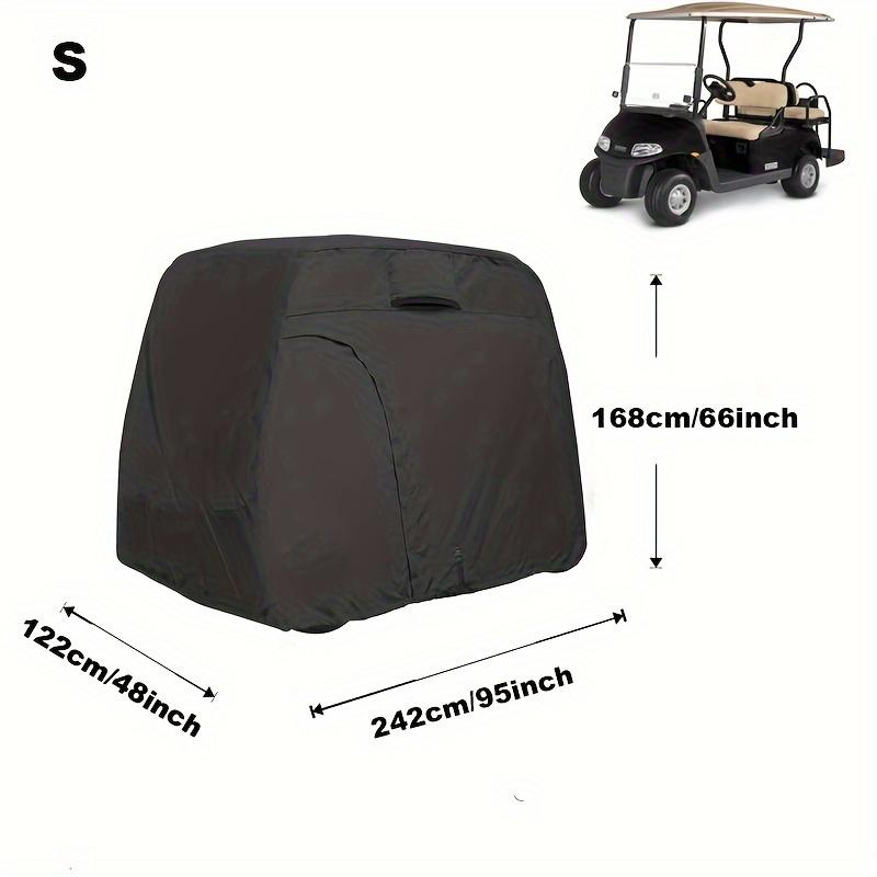 Golf Cart Rain Cover Golf Cart Cover Dustproof Golf Cart Cover Golf Cart Accessories Waterproof Dustproof Sunproof S